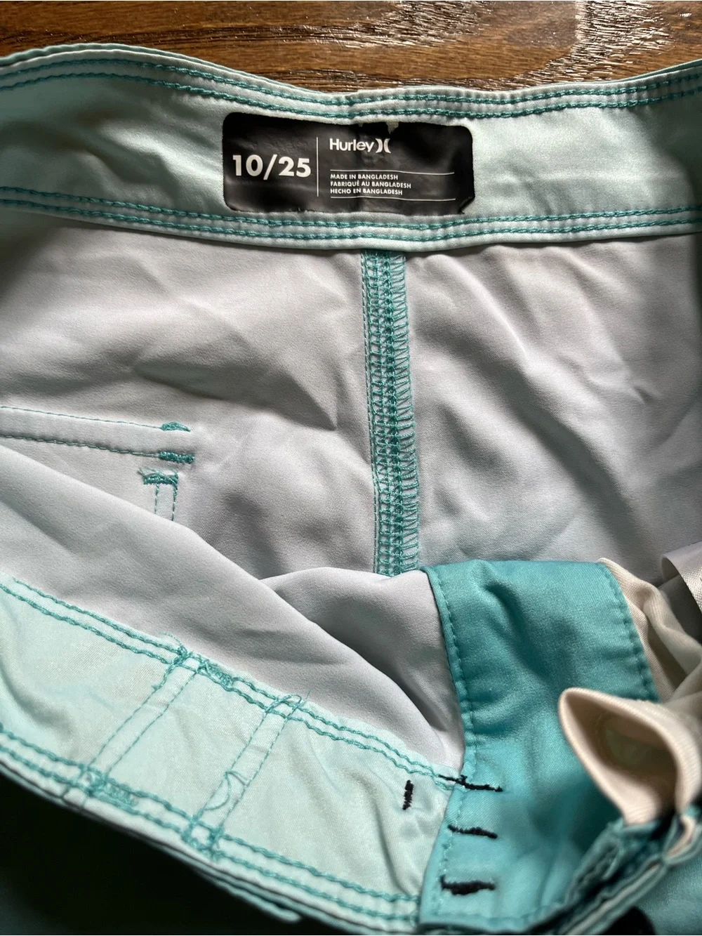 Hurley boys Ombre Mint to Blue Boardshorts